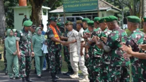 Nostalgia Pernah Jabat Dandodik Bela Negara, Wakasad berkunjung Ke Rindam II/Sriwijaya