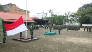 Pimpin Upacara 17an, Dandim 0416/Bute Sampaikan Pesan Pangdam