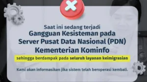 Server PDN Gangguan, Imigrasi Tetap Layani Perlintasan dan Permohonan Paspor