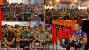 Danrem 042/Gapu Bersama Forkopimda Jambi Hadiri Launching Sertifikat Elektronik oleh Menteri ATR/BP