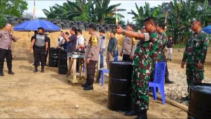 Peringatan Hari Bhayangkara ke-78, Dandim 0420/Sarko Bersama Forkopimda Merangin Mengikuti Perlombaan Menembak