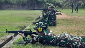 Tingkatkan Kemampuan Prajurit, Pendam II/Sriwijaya Gelar Latihan Menembak