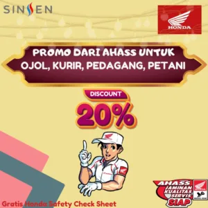 Segera Kunjungi AHASS Terdekat, Dapatkan Diskon Service 20 persen