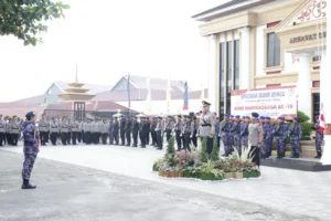 Peringatan Hari Bhayangkara ke-78, Polda Jambi Tabur Bunga Sungai Batanghari