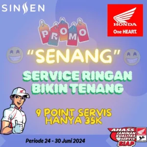 Promo AHASS Senang, Service Motor Hanya Rp 35 Ribuan Saja