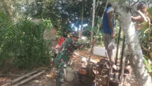 Penambahan Sumur Bor dalam Program TMMD ke-121 Atasi Kekurangan Air di Muarojambi