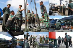 Pangdam Mayjen TNI M. Naudi Nurdikan Tinjau Hasil Karya Kreatif Prajurit Paldam II/Sriwijaya