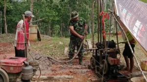 Pembangunan Sumur Bor TMMD Kodim 0415/Jambi di Desa Suka Maju Membawa Harapan Baru bagi Masyarakat