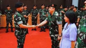 Panglima TNI Terima Laporan Korps Kenaikan Pangkat 22 Perwira Tinggi TNI