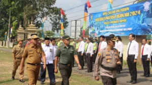 Pabung Muaro Jambi Hadiri Apel Gelar Pasukan Operasi Patuh Siginjai 2024