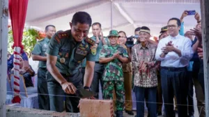 Pangdam II/Swj Ground Breaking Rehab 3.369 RTLH Serentak Di 5 Provinsi Wilayah Kodam II/Swj