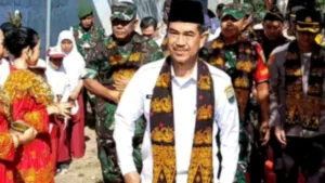 Pj Bupati Muarojambi Raden Najmi Resmi Membuka TMMD ke-121 di Desa Sukamaju