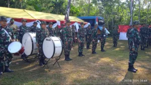 Pembukaan TMMD 121 Kodim 0415/Jambi TA 2024: Peran Vital Satuan Korp Musik Ajenrem 042/Gapu