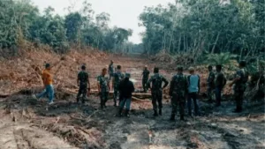 TMMD ke-121 Kodim Jambi Membuka Jalan Sepanjang 4,6 Km di Muarojambi