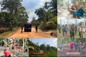 Semangat TMMD Mengubah Wajah Desa Sukamaju