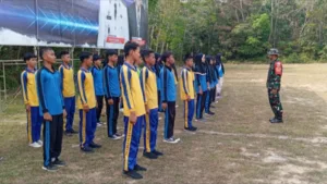 Satgas TMMD ke-121 Kodim 0415/Jambi Sosialisasikan Wawasan Kebangsaan di Desa Sukamaju