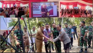 Program TNI Manunggal Air 2024: Kodim 0415/Jambi Resmikan Empat Titik Sumber Air Untuk Masyarakat