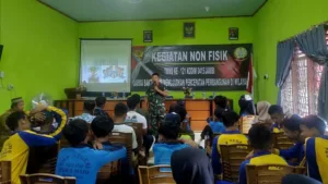 TMMD Ke-121 Kodim 0415/Jambi Gelar Penyuluhan untuk Tingkatkan Wawasan Kebangsaan dan Bela Negara