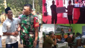 Penyuluhan Bela Negara dan Bantuan Sumur Bor Warnai TMMD ke-121 di Jambi