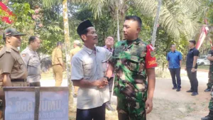 Akses Air Bersih di Desa Muarosebapo Terwujud Berkat Program TMMD Kodim 0415/Jambi