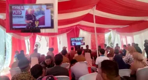 Masyarakat Desa Muarosebapo Sambut Antusias Peresmian Program Air Bersih Oleh TNI AD