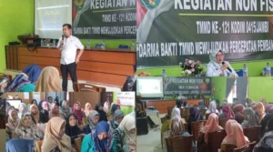TMMD Kodim 0415/Jambi Gelar Peningkatan Kesehatan Masyarakat Melalui Penyuluhan Stunting dan Program Keluarga Berencana
