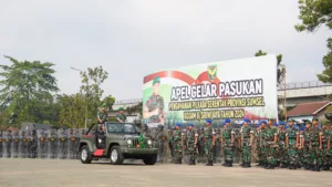 Hadapi Pilkada Serentak 2024, Kodam II/Swj Gelar Pasukan Pengamanan