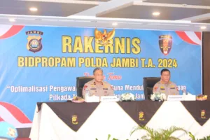 Wakapolda Jambi Buka Rakernis Bidang Propam TA 2024 Polda Jambi