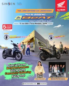 All New Honda BeAT Dengan Fitur Canggih Akan Segera Diluncurkan di Jambi, Catat Tanggalnya