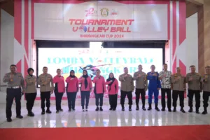 Polda Jambi Tuan Rumah Turnamen Volly Piala Bhayangkari Zona 2