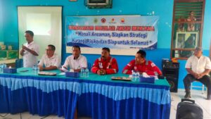 Di SMPN 12 Tanjabtim, SKK Migas – PetroChina dan BPBD Sosialisasikan Sekolah Aman Bencana
