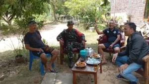 Keakraban Terjalin di Momen Istirahat Satgas TMMD ke-121 Kodim 0415/Jambi