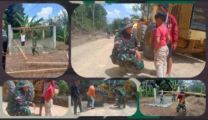 TMMD-121 Kodim Jambi Hadirkan Semangat Gotong Royong dan Kepedulian di Desa Suka Maju