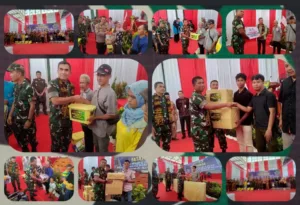 Kodim 0415/Jambi Salurkan Bantuan Paket Sembako dan Sarana Olahraga Kepada Masyarakat