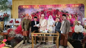 Al Haris jadi Saksi Pernikahan Wakil Ketua DPRD Provinsi Jambi Icol dan Dina