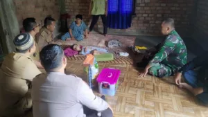 Kepedulian TMMD: Sentuhan Kasih untuk Wahyu, Bocah Kecil yang Berjuang Melawan Penyakit