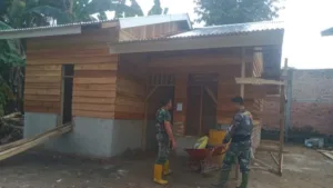 Satgas TMMD ke-121 Kejar Target Pembangunan RTLH di Muarojambi