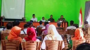 Satgas TMMD dan Warga Desa Suka Maju Gelar Rapat Koordinasi Sambut HUT RI ke-79