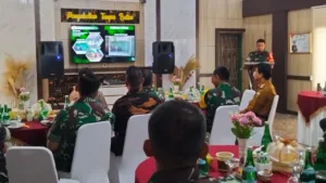 Dihadapan Tim Wasev, Dandim 0415/Jambi Paparkan Pencapaian TMMD ke 121