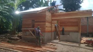 Pembangunan Rumah Layak Huni Program TMMD Milik Ibu Komsiah Membawa Harapan Baru