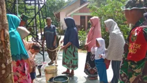 Sumur Bor TMMD ke-121 Jadi Solusi Kekeringan di Desa Muarosebapo