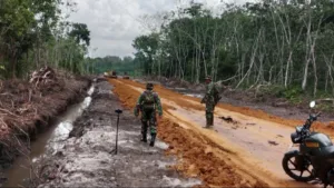 Satgas TMMD ke-121 Kodim 0415/Jambi Kejar Target Pembukaan Jalan di Desa Pondokmeja