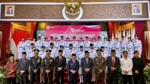Hadir di pengukuhan Paskibaraka Provinsi Jambi, Edi Purwanto: Selamat Bertugas, Laksanakan Tugas dengan Baik