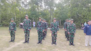 Anggota Satgas TMMD 121 Rayakan HUT Kemerdekaan RI ke-79 dengan Semangat Nasionalisme