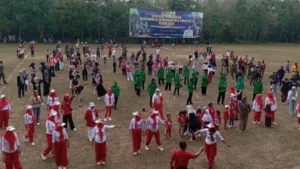 Persit Gelar Senam Sehat di Lokasi TMMD Kodim Jambi