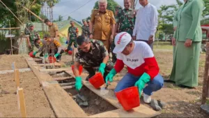 Danrem 042/Gapu Letakkan Batu Pertama Pembangunan Musholla Ar-Rachmad di Koramil Bangko