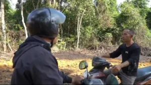 Kadus 3 Desa Sukamaju Apresiasi Pembukaan Jalan oleh Satgas TMMD