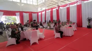 Acara Penutupan TMMD Kodim 0415/Jambi Hiasi dengan Ornamen Merah Putih