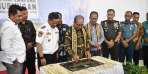 Kasrem 043/Gatam Hadiri Peresmian Kantor Baru Dinas Perhubungan Provinsi Lampung