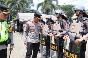 Kapolda Jambi Kunjungan ke Polres Bungo dan Merangin, Cek Kesiapan Pengamanan Pilkada
